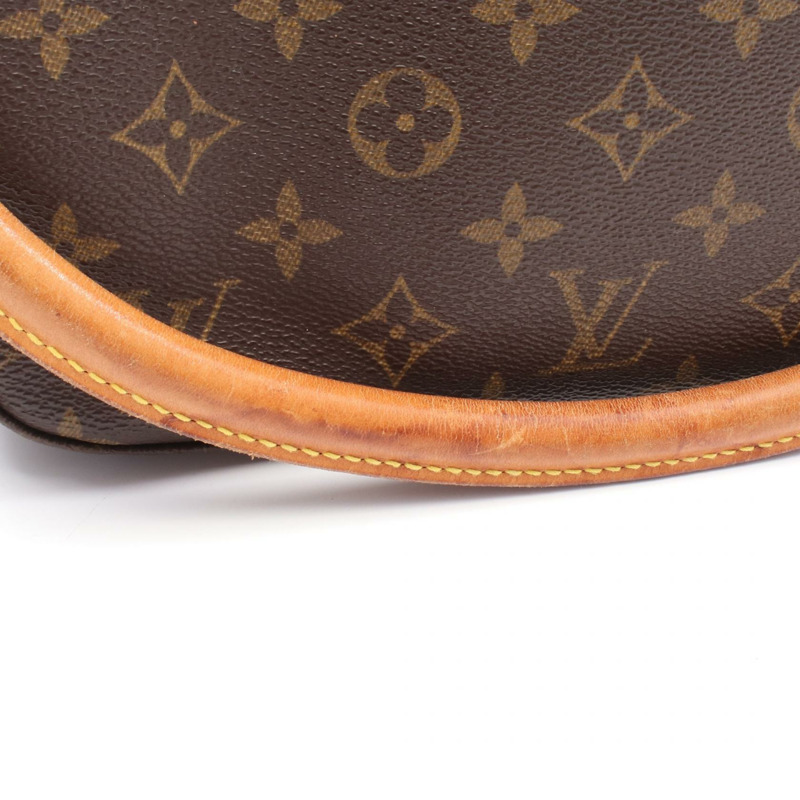 LOUIS VUITTON Looping MM 肩背包 M51146 Monogram 帆布 棕色 二手 女士 LV-6