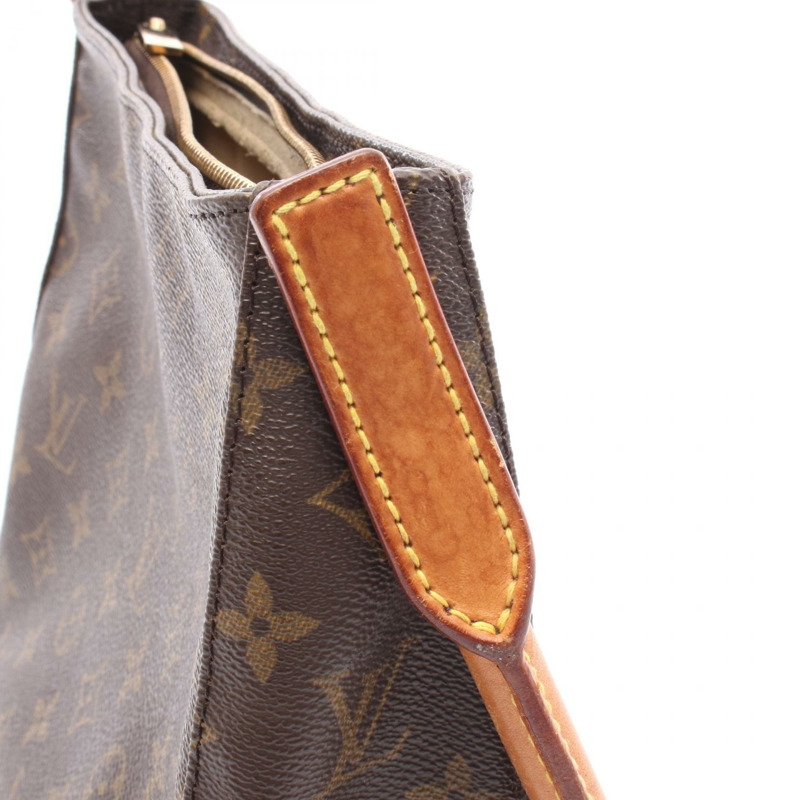 LOUIS VUITTON Looping MM 肩背包 M51146 Monogram 帆布 棕色 二手 女士 LV-7