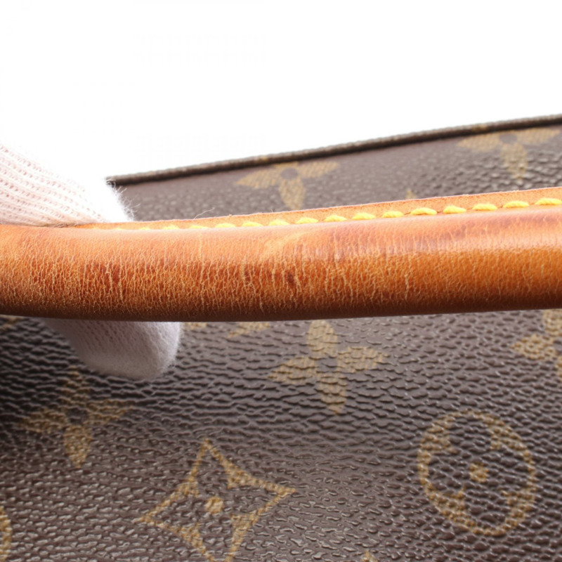 LOUIS VUITTON Looping MM 肩背包 M51146 Monogram 帆布 棕色 二手 女士 LV-9