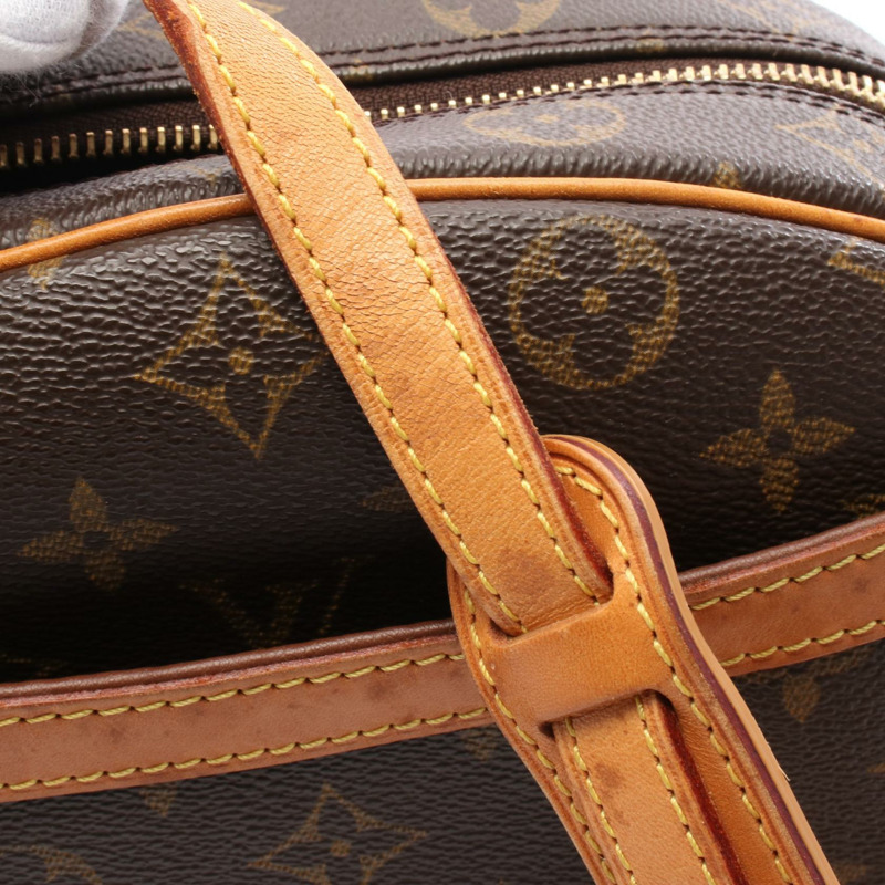 LOUIS VUITTON Blois 單肩斜背包 M51221 Monogram 帆布 棕色 二手 LV-8