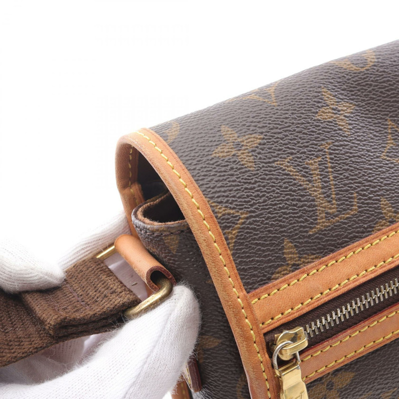 LOUIS VUITTON Messenger PM Bosphore 單肩包 M40106 Monogram 帆布 二手 LV-9