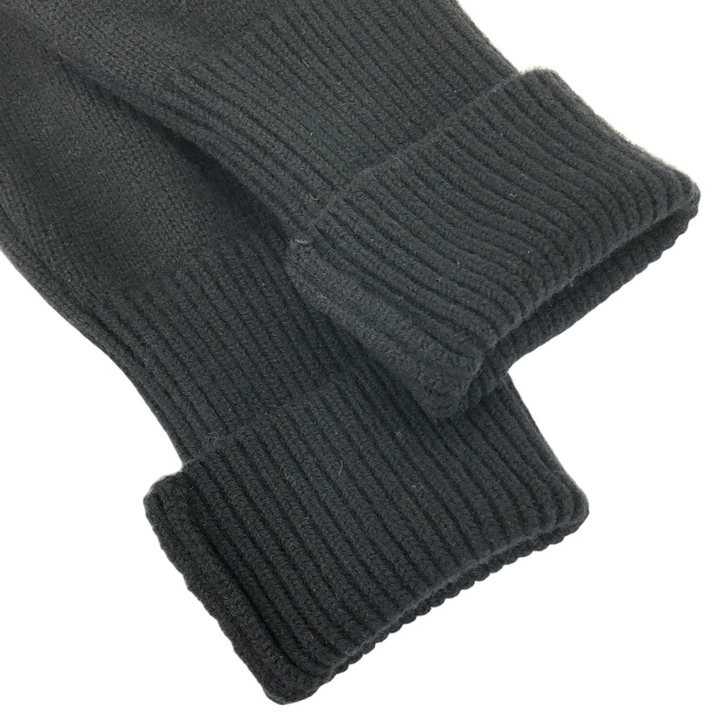 香奈兒長針織開襟衫 P44562W05188 羊毛 黑色 二手 男士 42 號 CC COCO-10