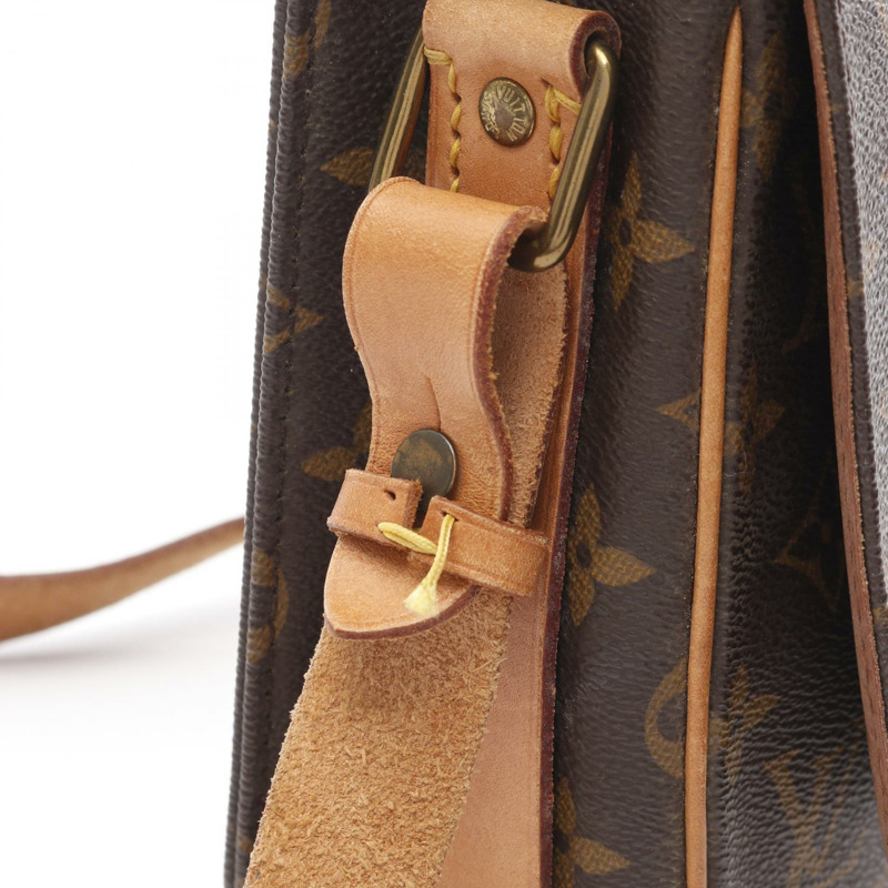 LOUIS VUITTON Cult Ciel MM Monogram 單肩包 M51253 PVC 塗層帆布皮革棕色二手女士包-5