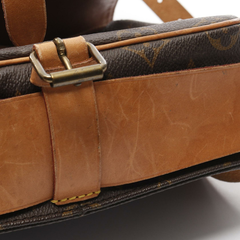LOUIS VUITTON Cult Ciel MM Monogram 單肩包 M51253 PVC 塗層帆布皮革棕色二手女士包-11