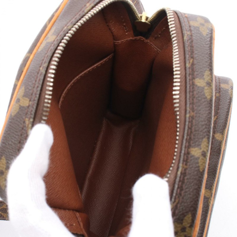 LOUIS VUITTON Amazon Monogram 單肩包 M45236 PVC 塗層帆布皮革棕色二手女士包-2