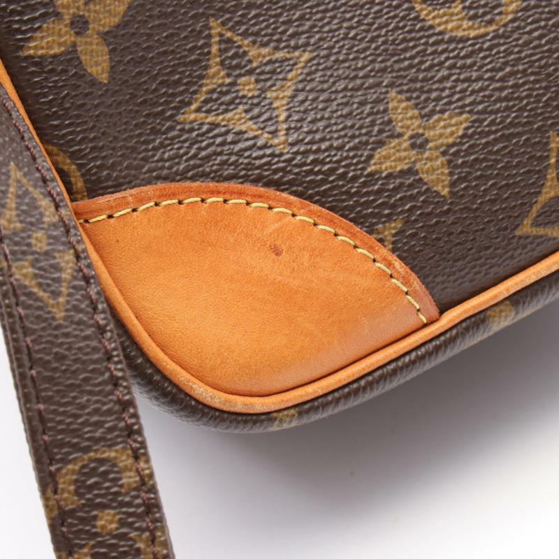 LOUIS VUITTON Amazon Monogram 單肩包 M45236 PVC 塗層帆布皮革棕色二手女士包-7