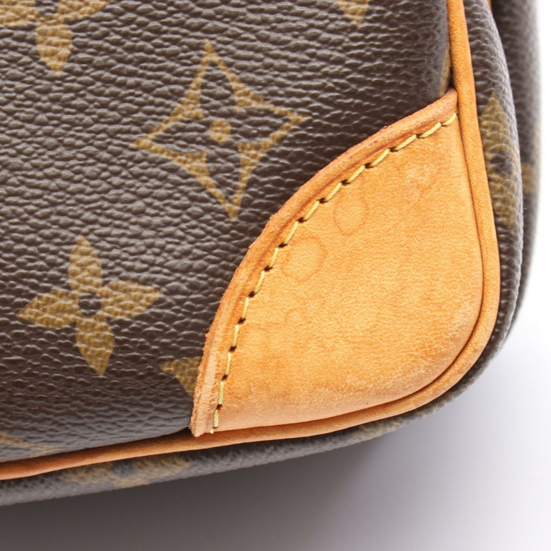 LOUIS VUITTON Amazon Monogram 單肩包 M45236 PVC 塗層帆布皮革棕色二手女士包-9