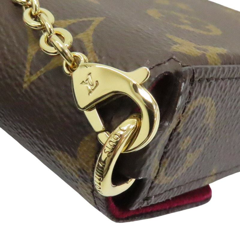 棕色 原花 帆布 3合1 牛皮 Felicie Pochette 肩背包 M81896-18