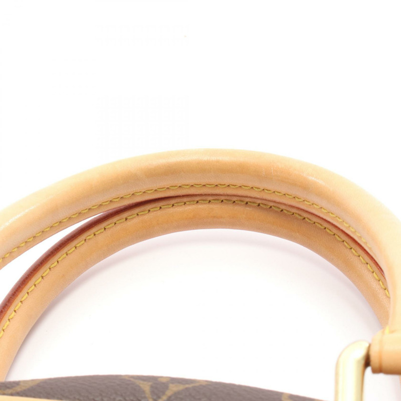 LOUIS VUITTON Manhattan PM 手提包 M40026 Monogram 帆布皮革棕色二手 LV-7