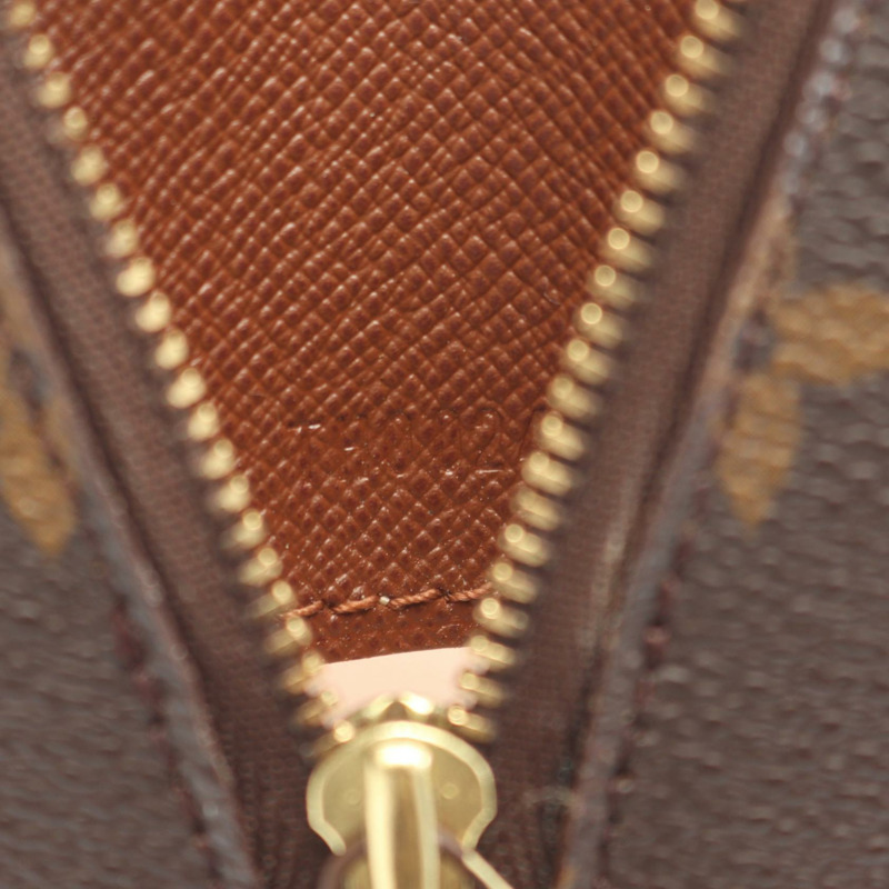 路易威登 (LOUIS VUITTON) Trousse Demilonde 手拿包 M47520 Monogram 帆布 棕色 二手 女士-4