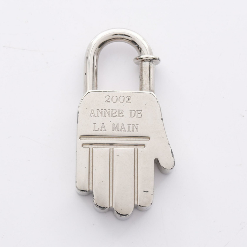 HERMES Cadena 手工圖案吊飾金屬二手女款 SHW-0