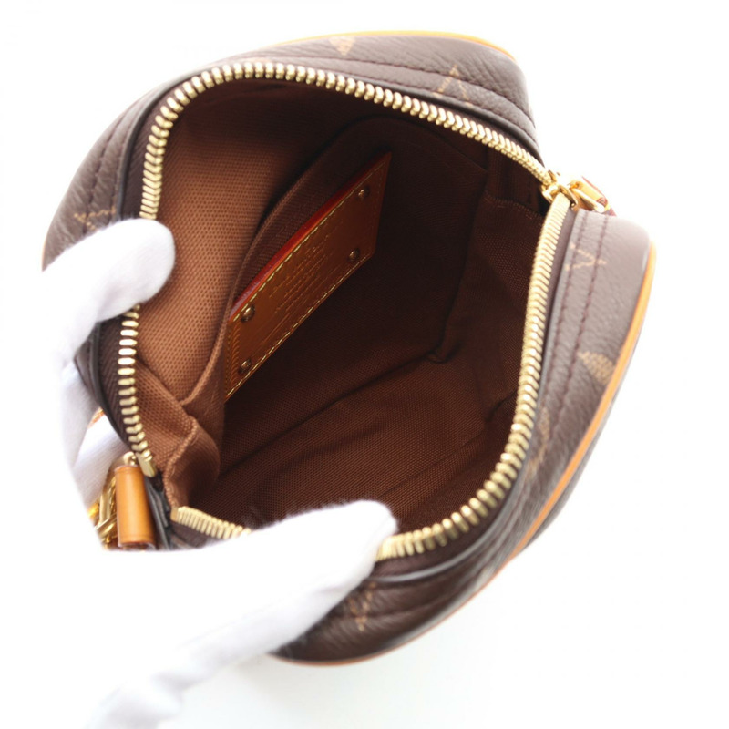 路易威登 Danube 單肩手提包 M14106 Monogram 帆布皮革棕色二手-2