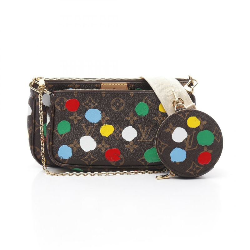 LOUIS VUITTON × YK Multi Pochette Accessories 鏈條單肩包 M46385 Monogram-0
