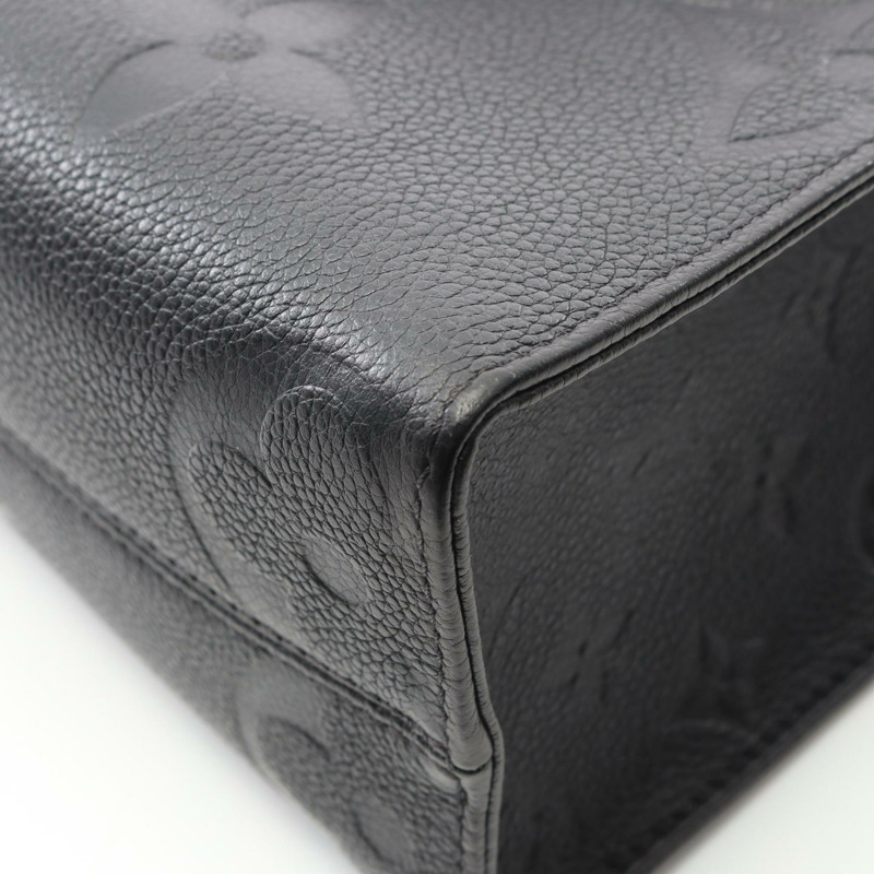 路易威登 OnTheGo PM 手提包 M45653 Monogram Empreinte 皮革黑色二手 LV-5