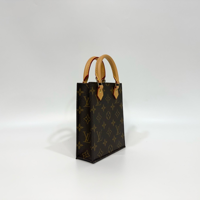 LV原花PetitSacPlat mini手提側背琴譜包M81295-3