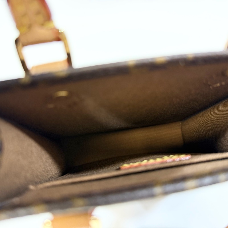 LV原花PetitSacPlat mini手提側背琴譜包M81295-7