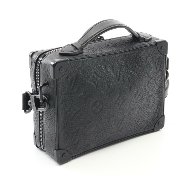 LOUIS VUITTON Handle Soft Trunk 單肩包 M59163 Monogram Taurillon 皮革-1