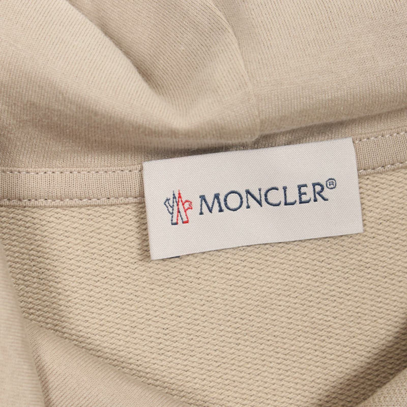 MONCLER 連帽衫 8G00016 棉質米色二手女款-2
