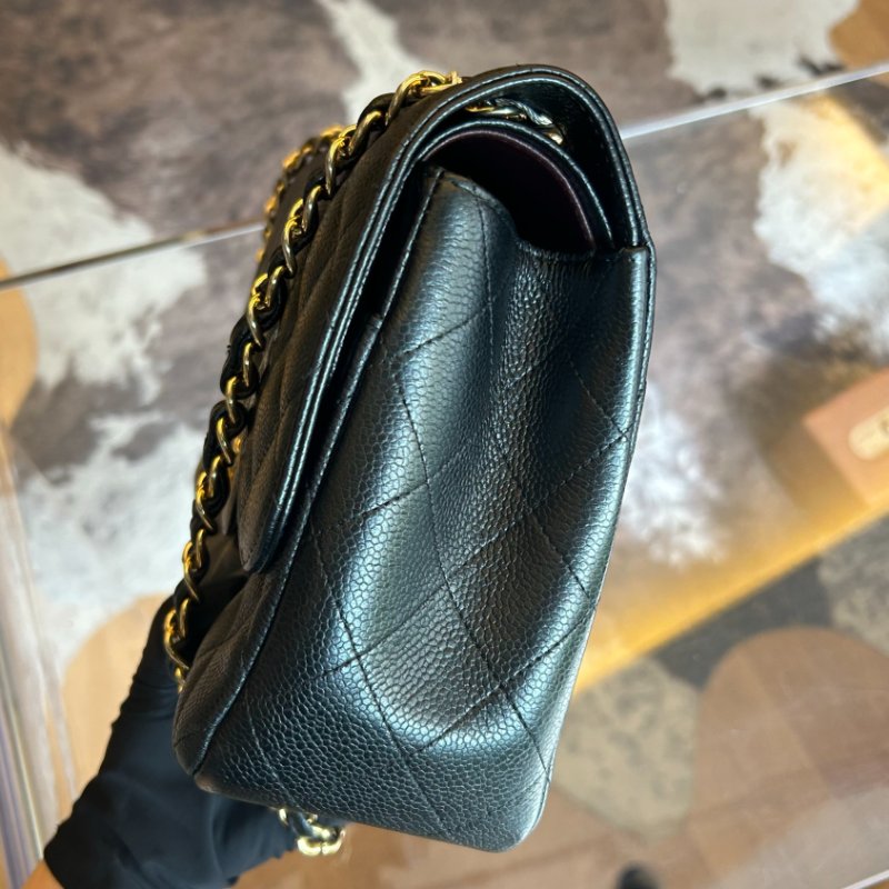 Chanel 香奈兒黑金魚子醬雙蓋CF-5