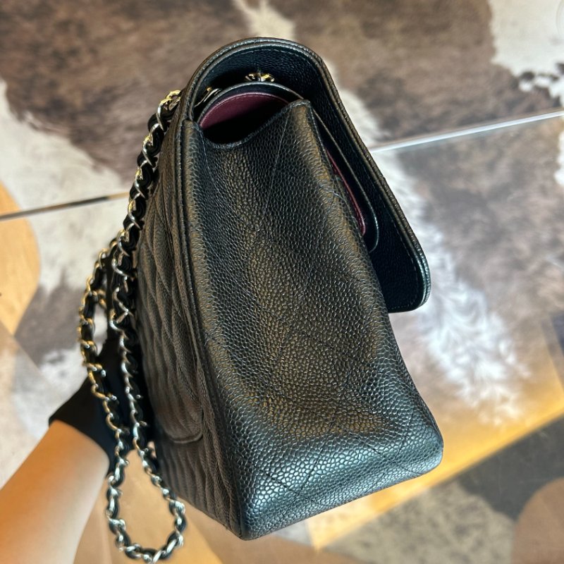 Chanel 香奈兒黑銀魚子醬雙蓋CF-10