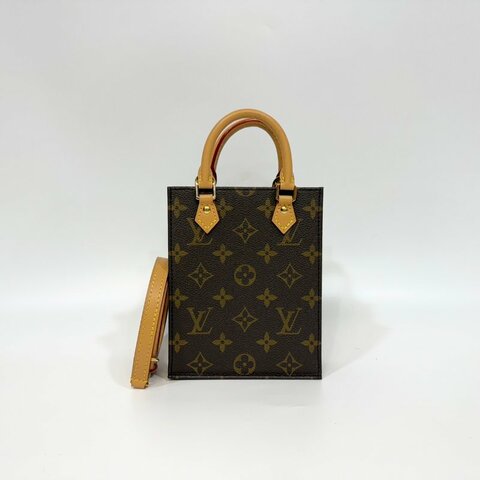 LV原花PetitSacPlat mini手提側背琴譜包M81295