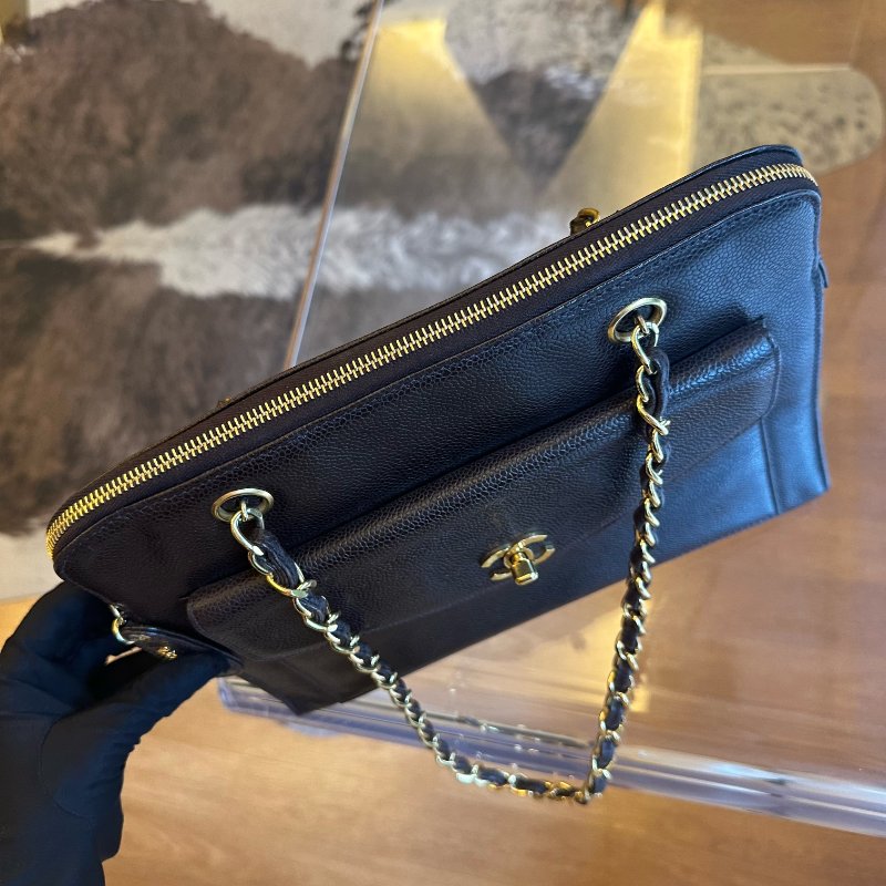 Chanel香奈兒金棕魚子醬奶粉包-3
