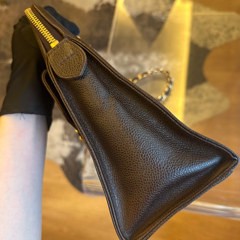 Chanel香奈兒金棕魚子醬奶粉包-10