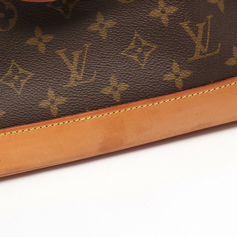 LOUIS VUITTON Alma PM 手提包 M51130 Monogram 帆布 皮革 棕色 二手 女款-7