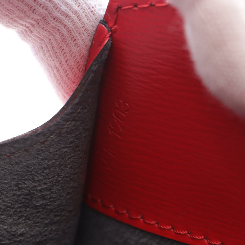 LOUIS VUITTON Cluny 單肩包 M52257 Epi 皮革卡斯提利亞紅色二手女士 LV-4