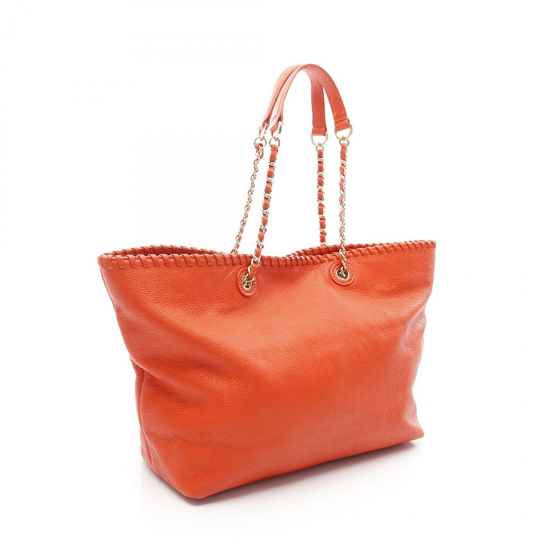 Tory Burch MARION SMALL E/W TOTE 手提包 皮革 紅色 二手 女士-1