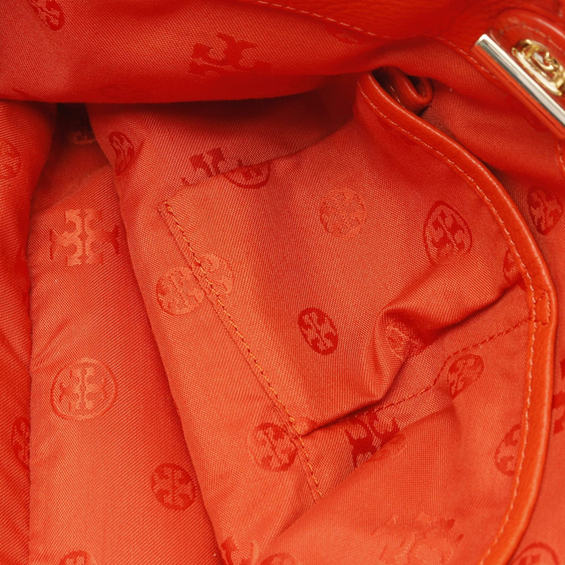 Tory Burch MARION SMALL E/W TOTE 手提包 皮革 紅色 二手 女士-9