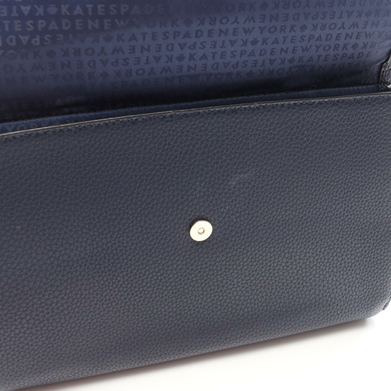 Kate Spade Chantal Bridge Place 手提包 WKRU3673 皮革 海軍藍 二手 女款-4