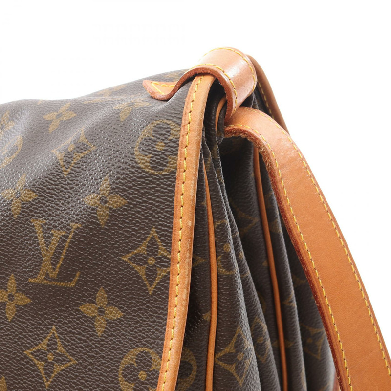 LOUIS VUITTON Samuel 35 斜背包 M42254 Monogram 帆布 二手 棕色-7
