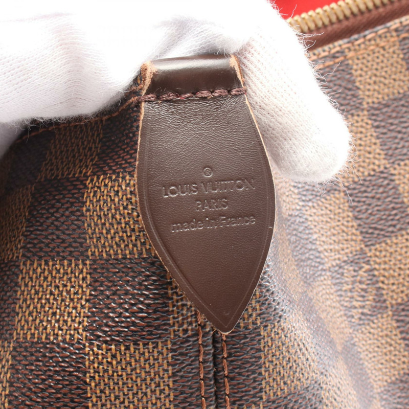 路易威登 SaleyaMM 手提包 N51182 Damier 帆布棕色 Ebene 二手女士 LV-3