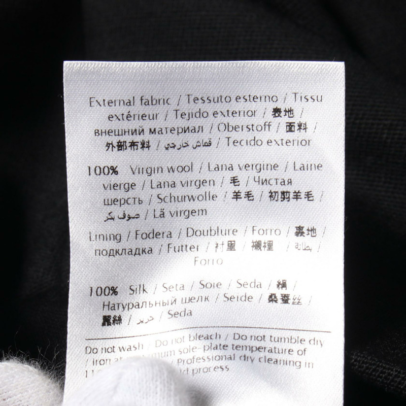 Valentino 褲子 JB0RB0J5215 羊毛 黑色 二手 女士-4