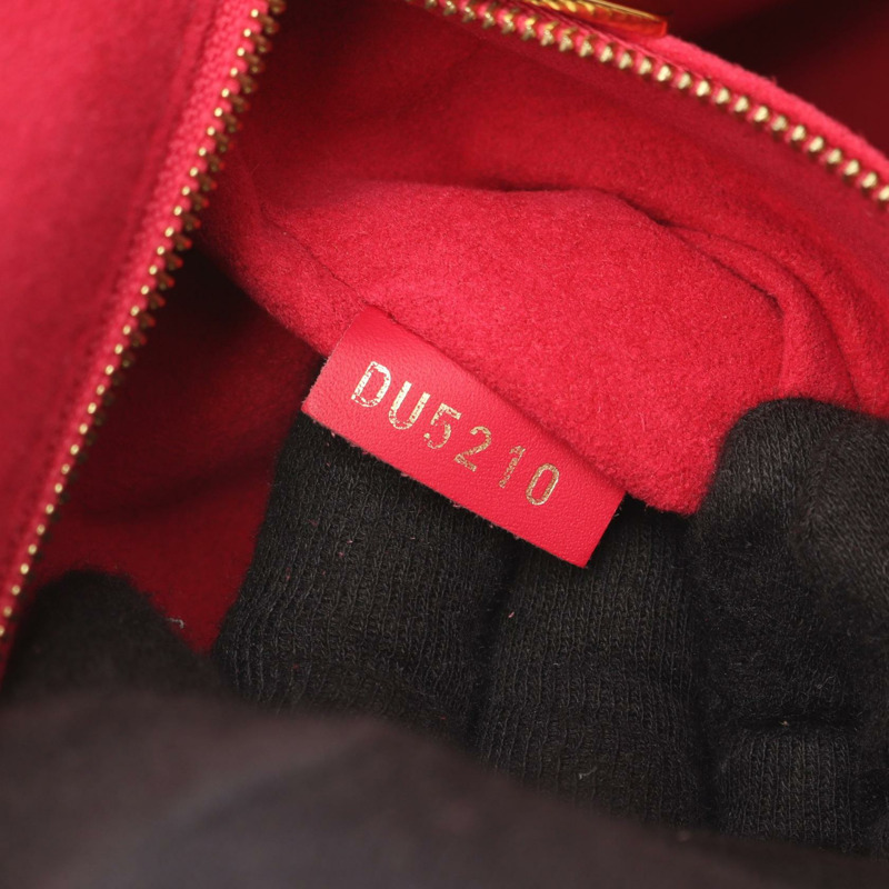 LOUIS VUITTON On-Go PM Monogram Emplant Freesia 托特包 M45660 皮革 粉紅色 粉紅色 二手 女士-4