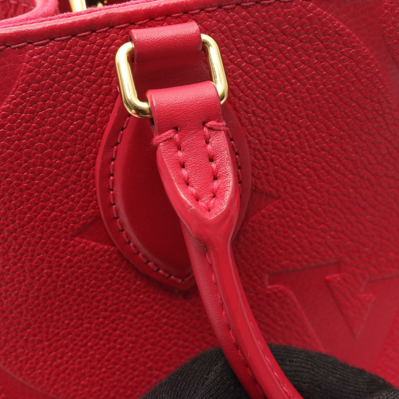 LOUIS VUITTON On-Go PM Monogram Emplant Freesia 托特包 M45660 皮革 粉紅色 粉紅色 二手 女士-9