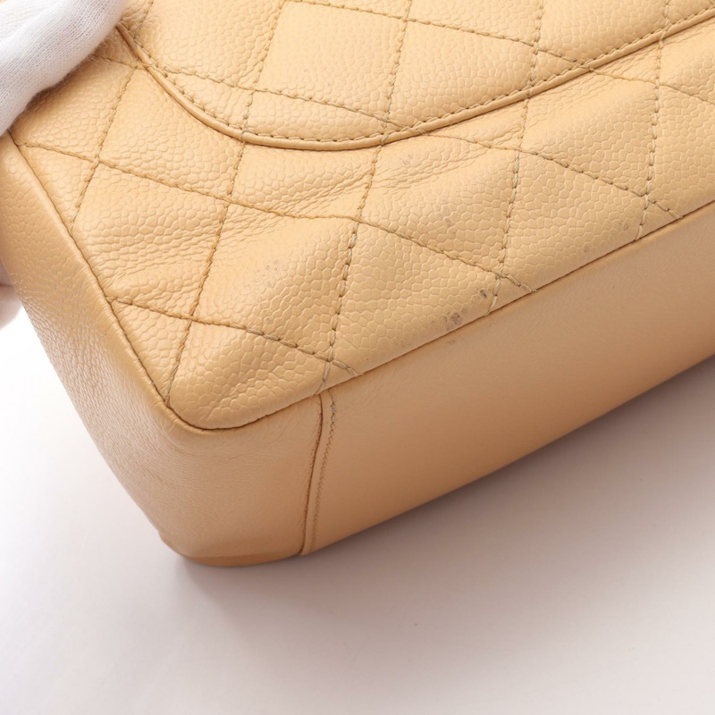 CHANEL Coco Mark Matelasse GST 鏈條單肩包 A50995 小牛皮 米色 GHW-11