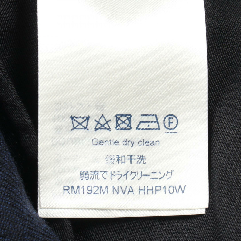 LOUIS VUITTON 褲子 RM192M NVA HHP10W 羊毛海軍藍 二手男款-5