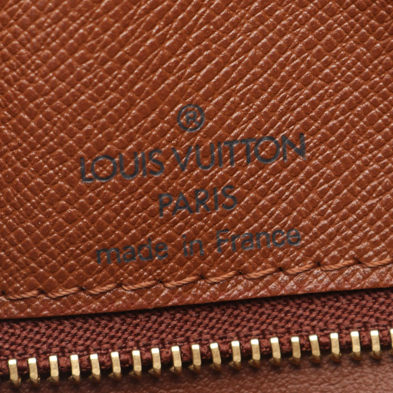 LOUIS VUITTON Boulogne PM Monogram 單肩包 M51265 PVC 塗層帆布皮革棕色二手女士-3