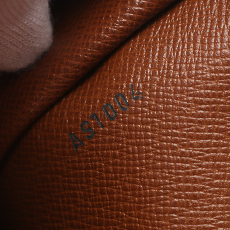 LOUIS VUITTON Boulogne PM Monogram 單肩包 M51265 PVC 塗層帆布皮革棕色二手女士-4
