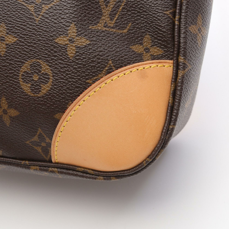 LOUIS VUITTON Boulogne PM Monogram 單肩包 M51265 PVC 塗層帆布皮革棕色二手女士-6