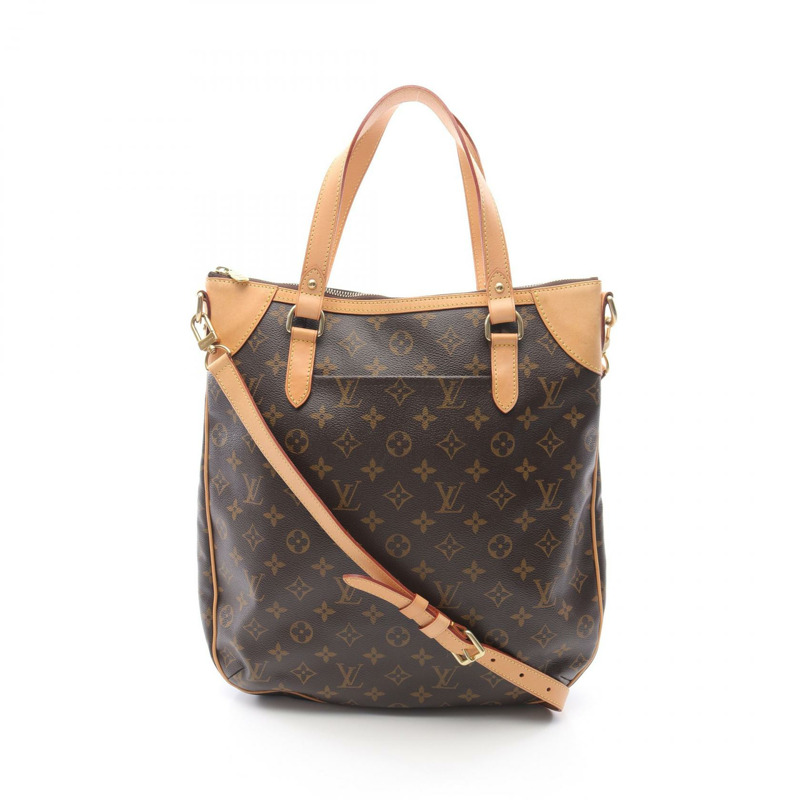 LOUIS VUITTON Odeon GM 單肩包 手提包 M56388 Monogram 帆布 棕色 二手 LV-0