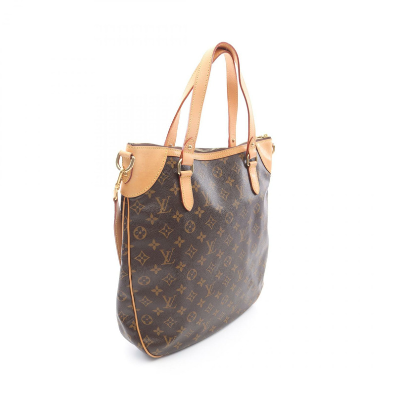 LOUIS VUITTON Odeon GM 單肩包 手提包 M56388 Monogram 帆布 棕色 二手 LV-1