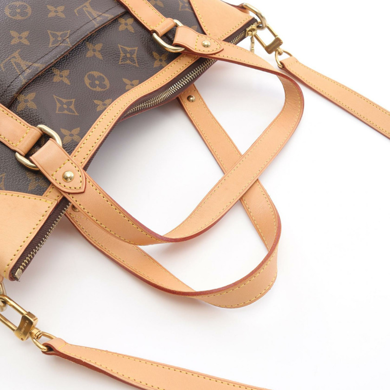 LOUIS VUITTON Odeon GM 單肩包 手提包 M56388 Monogram 帆布 棕色 二手 LV-8