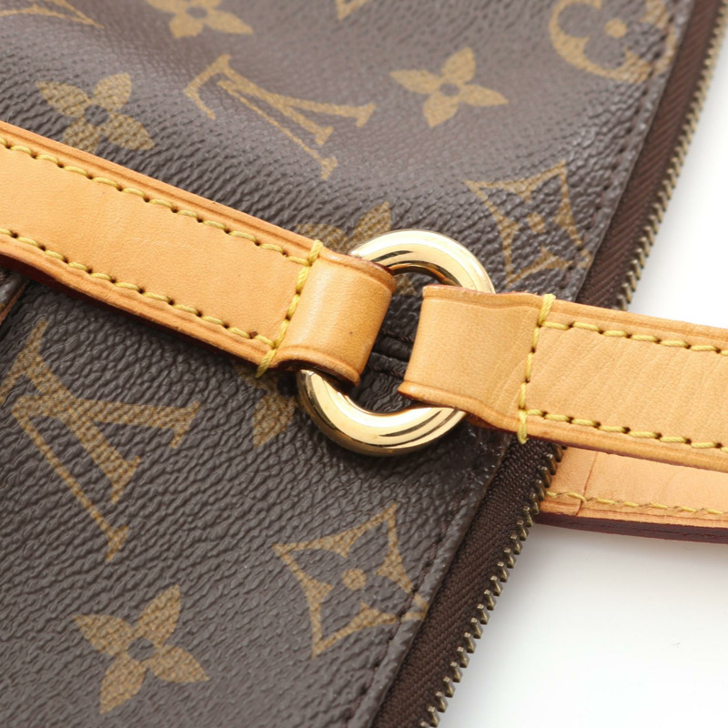 LOUIS VUITTON Totally PM Monogram 手提包 M56688 PVC 塗層帆布皮革棕色二手女士包-9