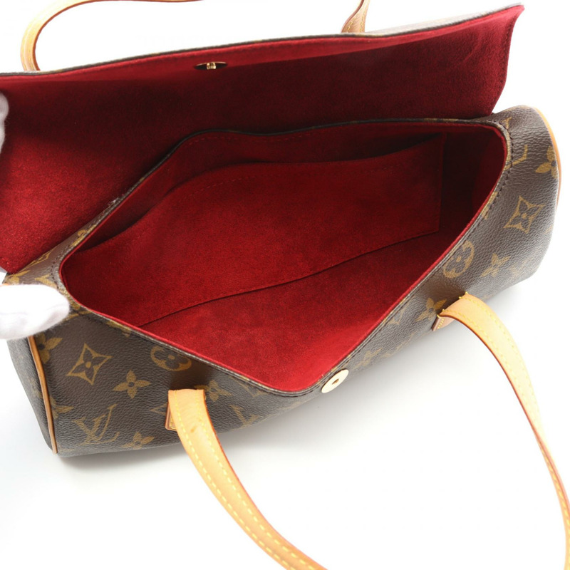 路易威登 Sonatine 手提包 M51902 Monogram 帆布皮革棕色二手女士-2