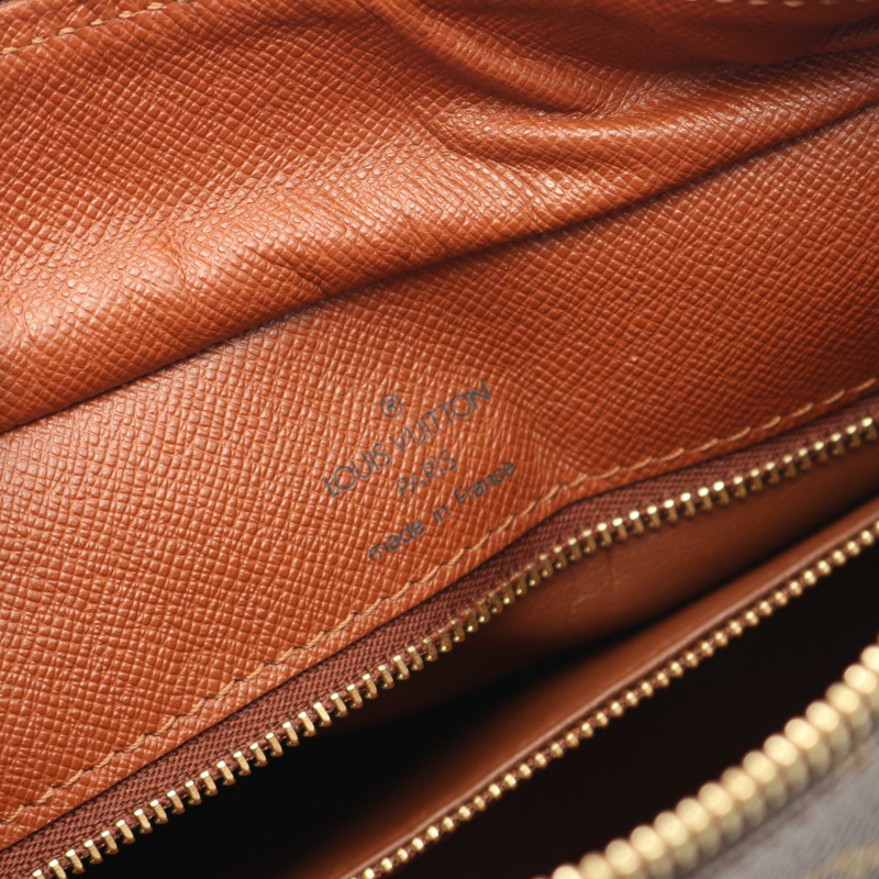 LOUIS VUITTON Boulogne PM Monogram 單肩包 M51265 PVC 塗層帆布皮革棕色二手女士-3