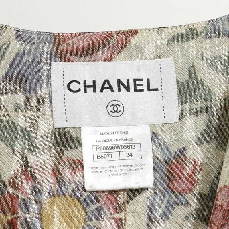 香奈兒黑色皮革無色外套 P50696W05613 二手女款-2