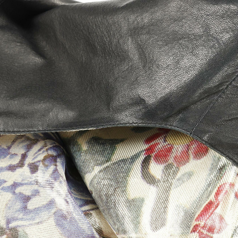 香奈兒黑色皮革無色外套 P50696W05613 二手女款-7